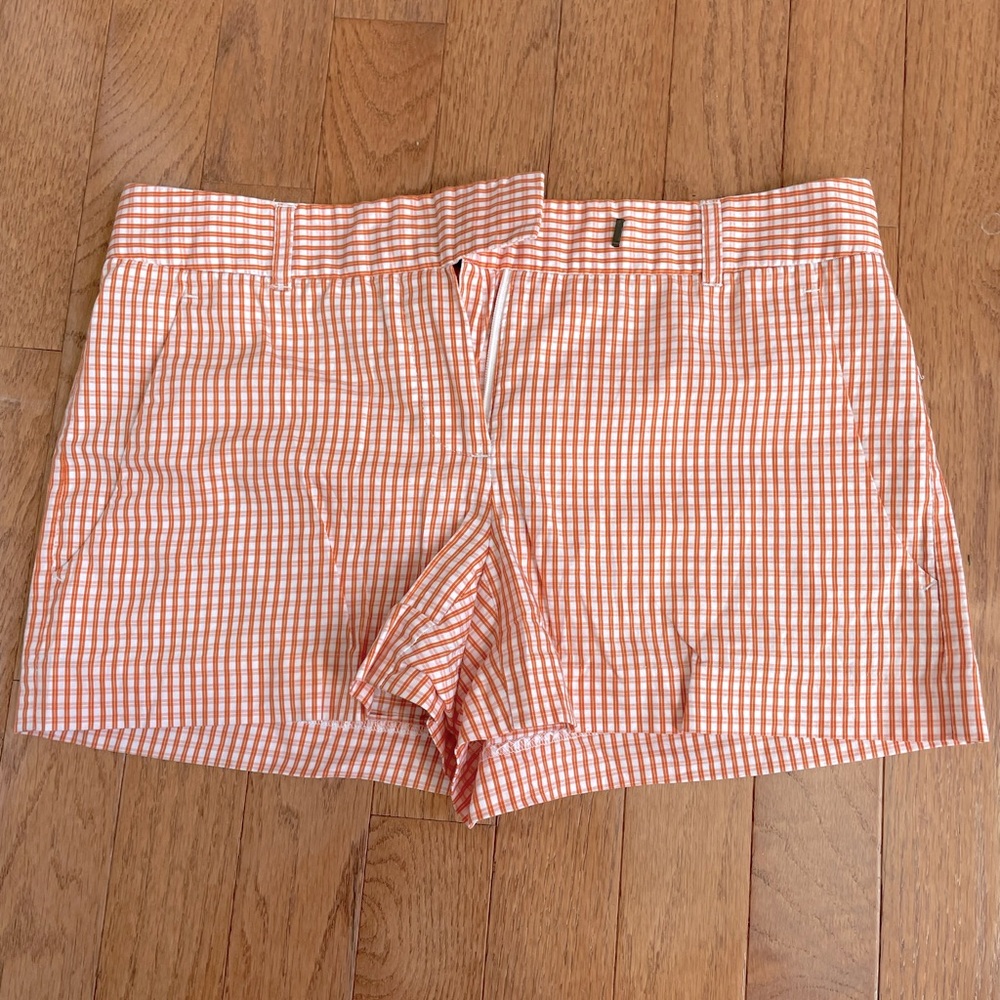 Theory Orange Shorts